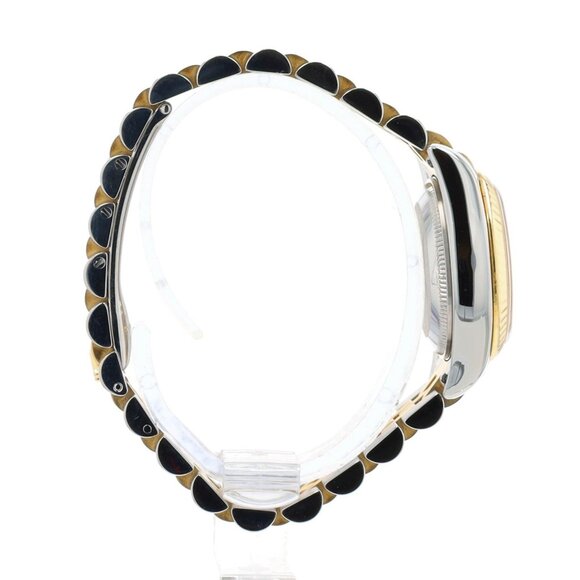 Rolex Ladies Datejust 179173 Two-Tone 18KY & Steel Champagne Index Jubilee Watch - Picture 8 of 9